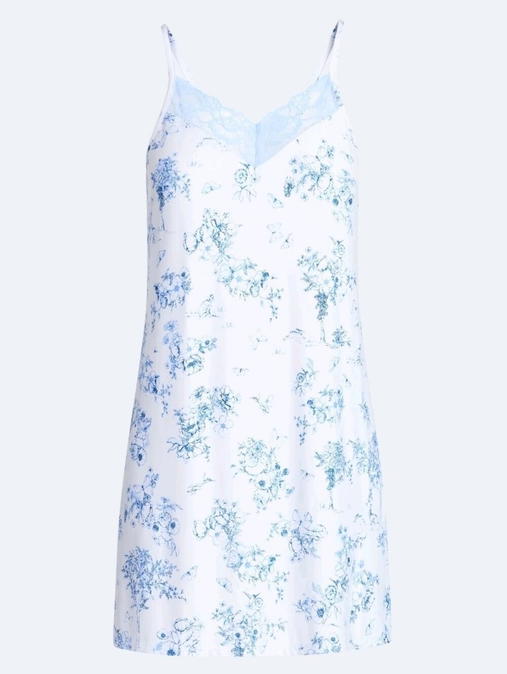 Joyspun Women’s Dreamy Soft Collection Lace Front Knit Chemise